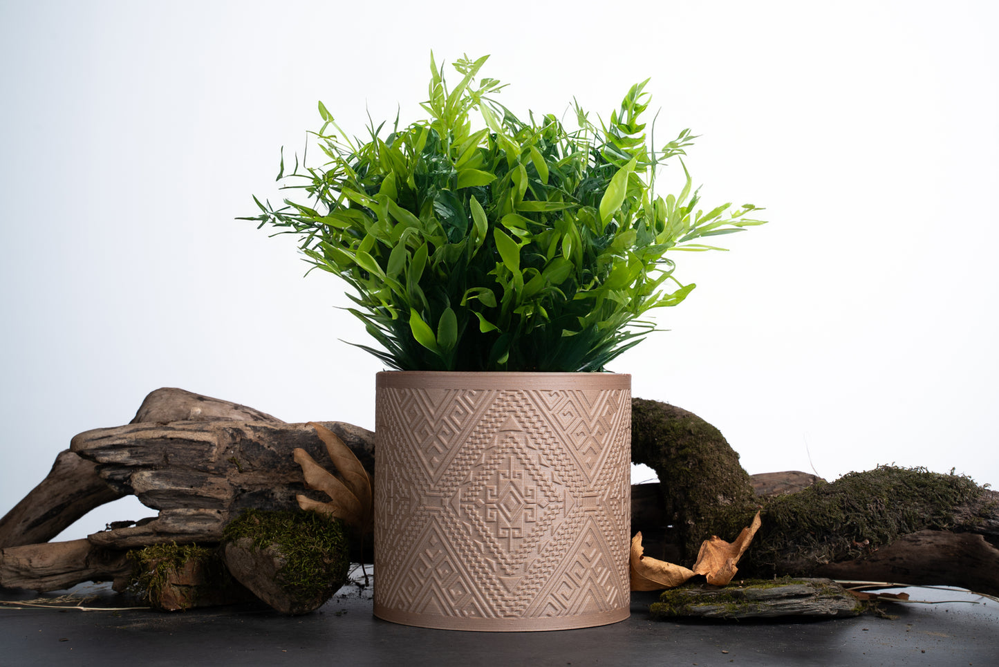 LINDEN Wooden Flowerpot