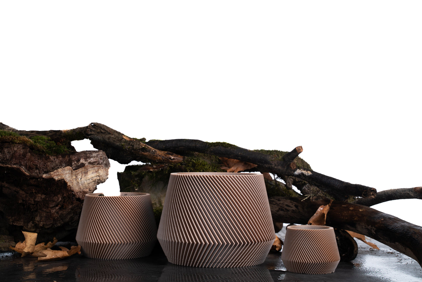 JACARANDA Black Flower Pot