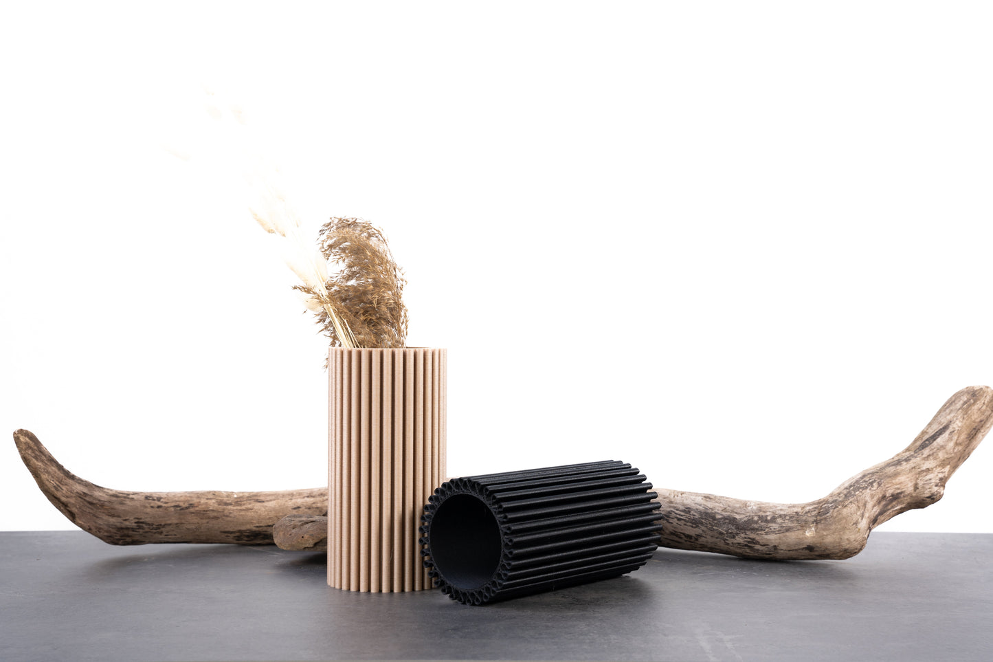 LONDON Natural Wooden Vase