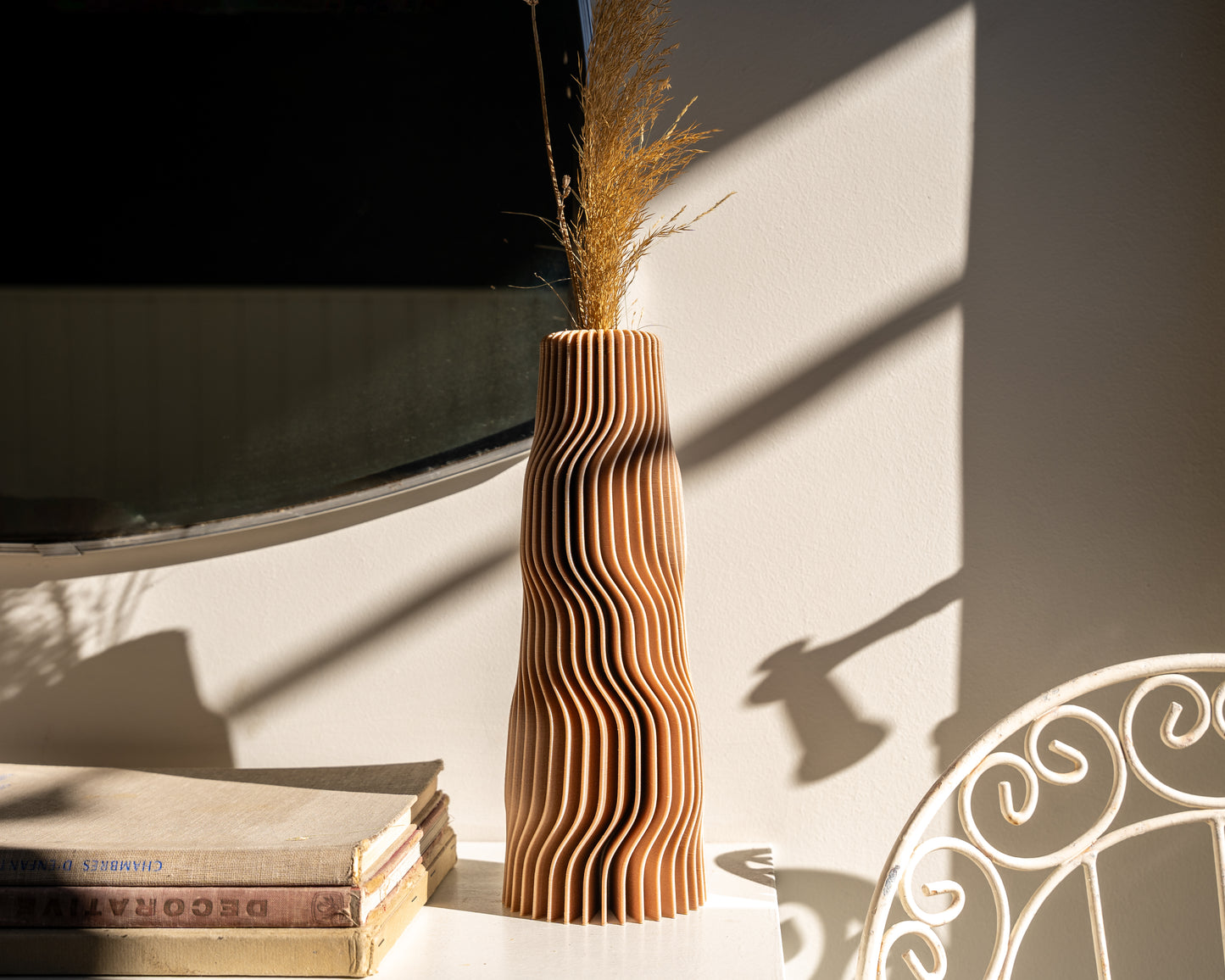 LISBON Natural Wooden Vase