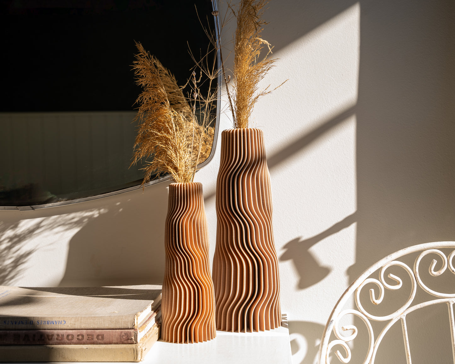 LISBON Natural Wooden Vase