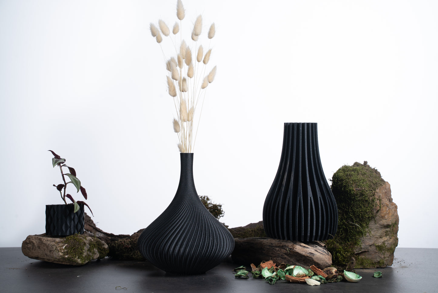 BRUSSELS Black Vase