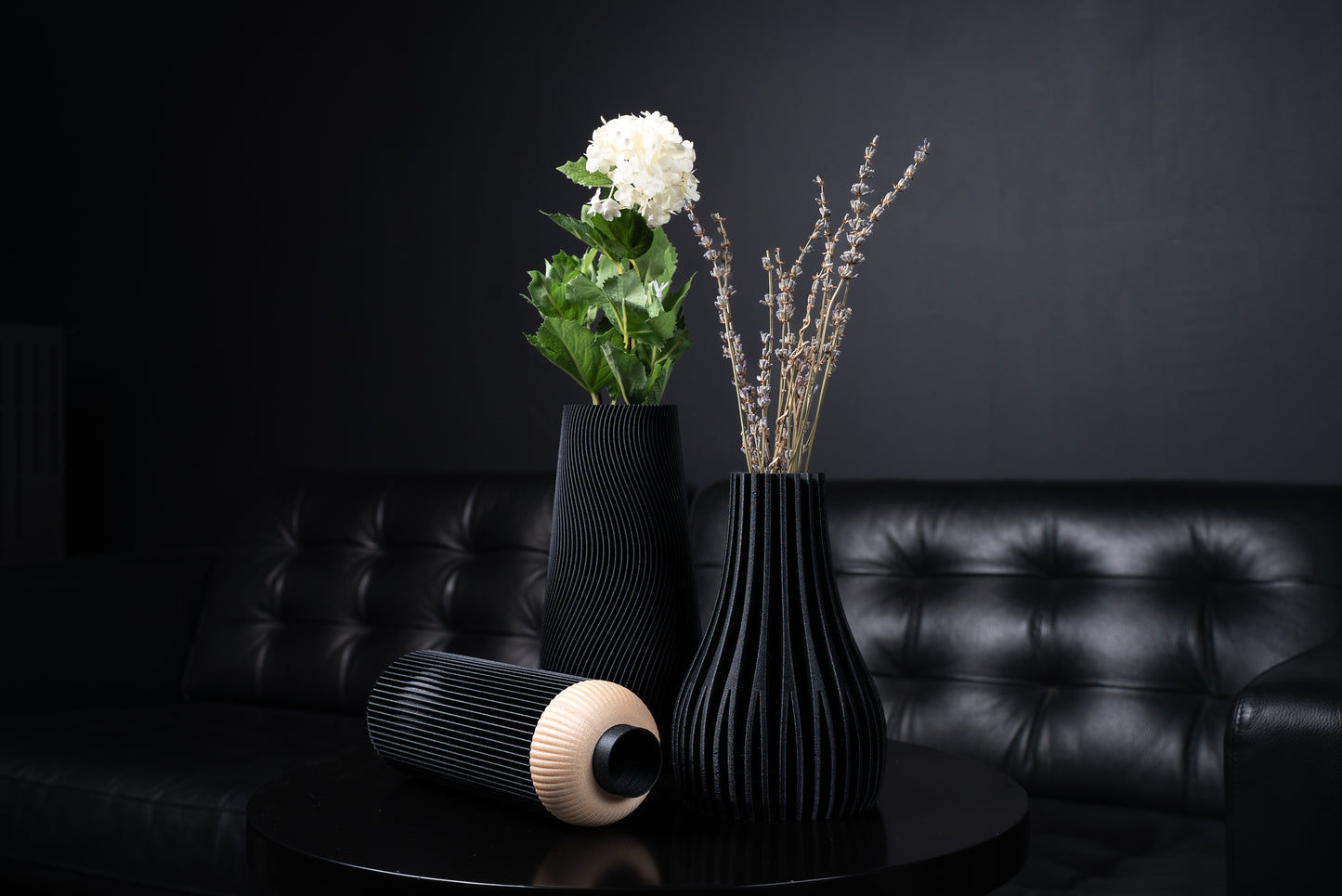 AMSTERDAM Black Vase